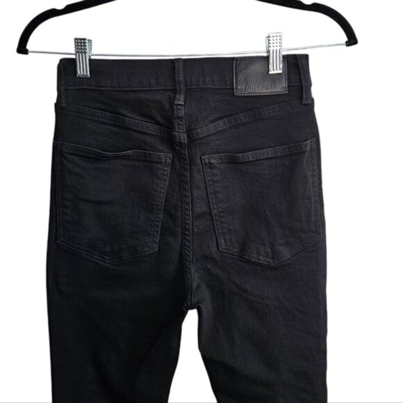 Denim Forum The Lola High Rise Skinny Black Jeans Size 26 - Picture 7 of 16